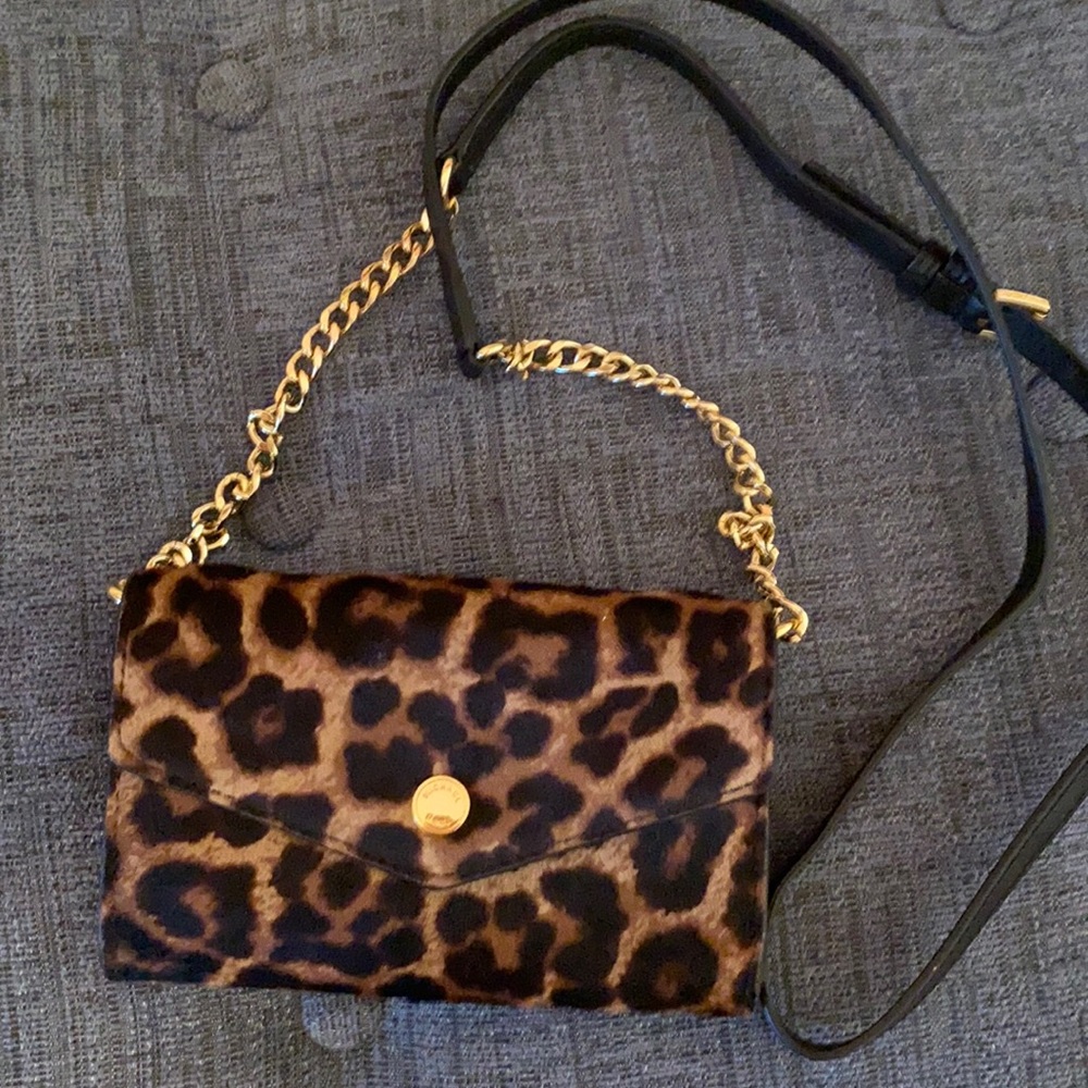 Leopard Print Michael Kors Crossbody Bag